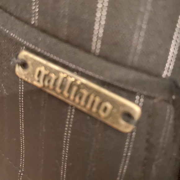 😍🖤 JOHN GALLIANO Business Suit Black COLLECTORS - Picture 5 of 8